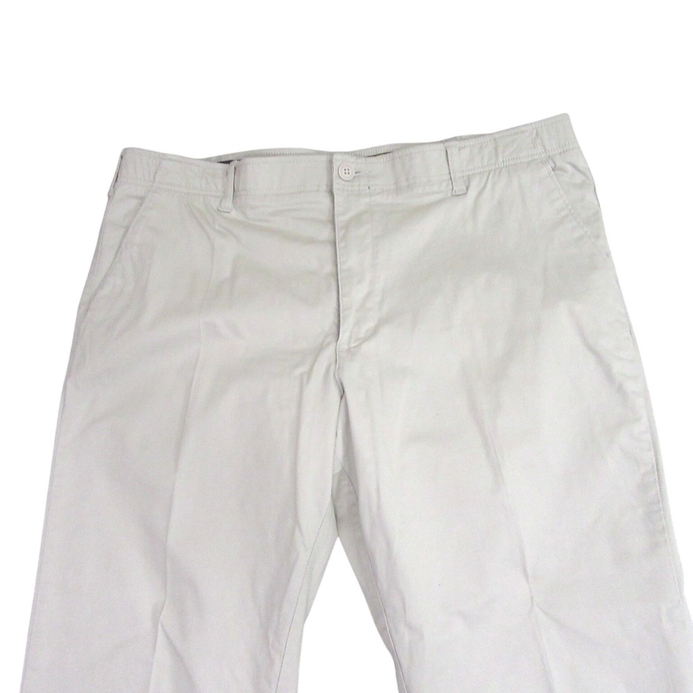 Lee Mens Chino Pants 42 x 32 Beige X-Treme Comfort Stretch Straight Leg